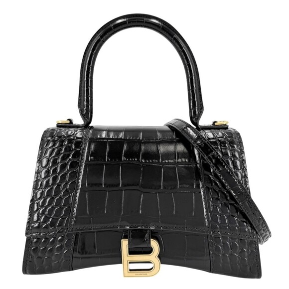 BALENCIAGA Handbags - Balenciaga Women's Hourglass Small Handbag Shoulder Bag Crossbody HOURGLASS C...